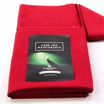 Image of Hainsworth ELITE PRO Bed &amp; Cushion Set for 7ft UK Pool Table RED