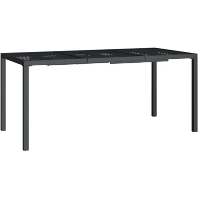 Image of vidaXL Garden Table Anthracite 165x80x72 cm Steel