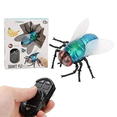 Image of Infrared Remote Control Fly Toy Simulation Insect Realistic Animal Kids Trick Playing Prop for Party