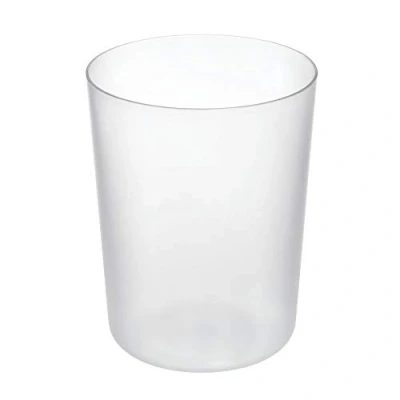 Image of iDesign 29100M2 Plastic Bar Soap Holder For Bathroom Shower Pack of 2, Round, Clear, 8.89 x 13.97 2.54 cm
