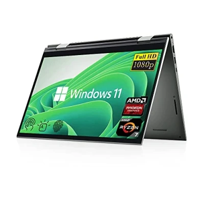 Image of Dell Inspiron 14&quot; FHD Laptop, AMD Ryzen 7 5700U with Radeon Graphics, 8GB RAM, 512GB SSD, Backlit Keyboard, Windows 11 Home (Platinum Silver)