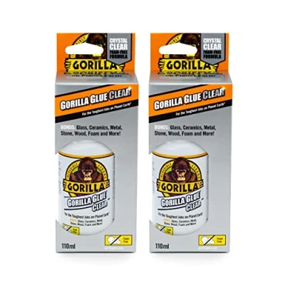 Image of GORILLA 1244403 Glue Clear 110ml (2 Pack)