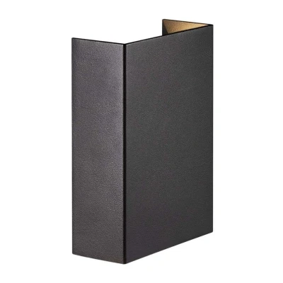 Image of Nordlux Fold LED outdoor wall light, 10 x 15 cm, black