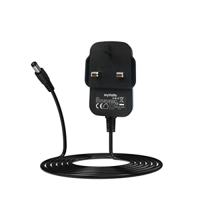 Image of MyVolts 12V power supply adaptor compatible with Kawai PS 129 PSU part UK plug