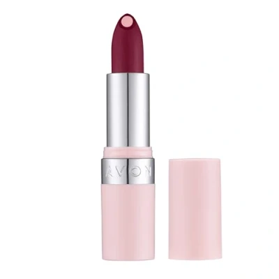 Image of Avon Hydramatic Matte Lipstick 3.6g Hydrating Intense Colour SPF 10 Plumper and Smoother Looking Lips Cruelty Free Plum