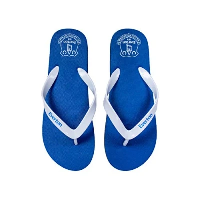 Image of FOCO Football Everton FC Premier League One European Summer Flip Flops Shoes
