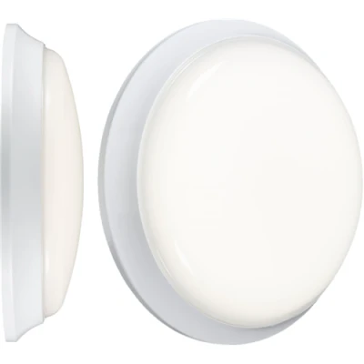 Image of KnightsBridge 230V IP54 22W LED Bulkhead with Emergency 4000K