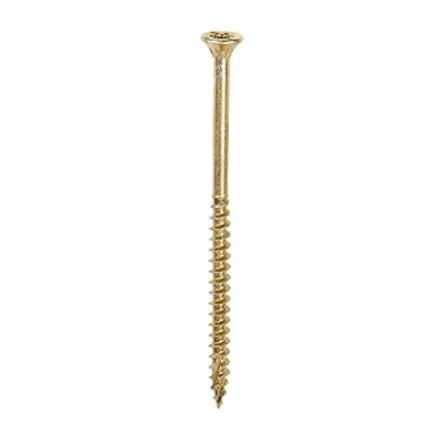 Image of TIMCO C2 Clamp Fix Multi Purpose Premium Screws TX Double Countersunk Yellow 4.0 x 70 Box of 200