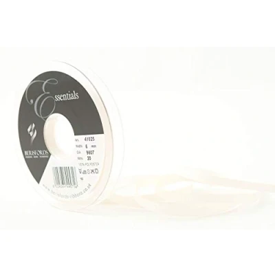 Image of Berisfords Grosgrain, Polyester, Ivory, 6mm