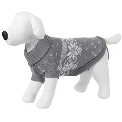 Image of Kerbl Sweater Lillehammer, X Small, Grey/White