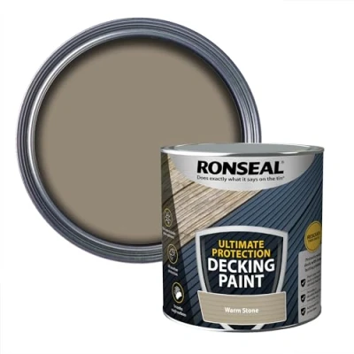 Image of Ronseal Ultimate Protection Decking Paint Warm Stone 2.5L