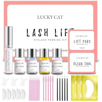 Image of Lash Lift Kit, 2025 Updated Eyelash Perm Professional Curling Set, Glue Upgraded Version Perming Wave Suitable For Salon and Home Use