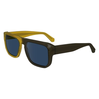Image of Sunglasses Calvin klein Ckj24607s col. 275 Uomo Squadrata Marrone