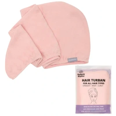 Image of PROTECHT DRYPLUS Super Absorbent Microfibre Hair Turban Gossamer Pink