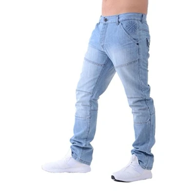 Image of Crosshatch Men&#039;s Jeans Woodel Light Wash 36 Regular