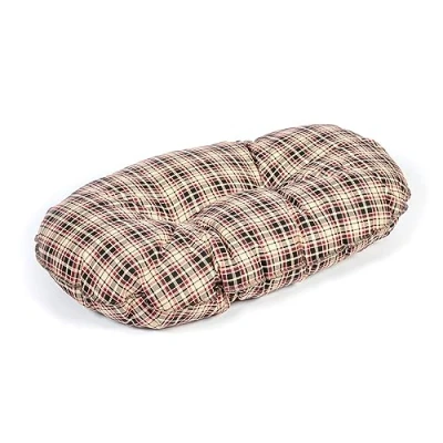 Image of Danish Design Classic Cream Check Super Soft Durable Cotton Dog/Puppy Quilted Mattress 24 Inch 61 cm