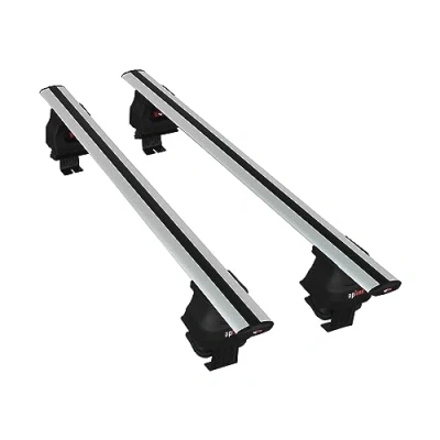 Image of Compatible with Jaguar XF (X260) 2015 2020 Roof Rack ACE 4 Pack Carrier Grey