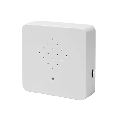 Image of Bird Chirping Soundbox, White, 12 cm, Singing Speaker with Motion Sensor, Decorative Box Nature Sounds, Sound, 2 Metre Sensor for Bathroom, Spa, Guest, Toilet and Relaxation