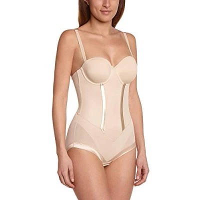 Image of Maidenform Flexees Women&#039;s Shapewear Body Briefer, Beige, 34D