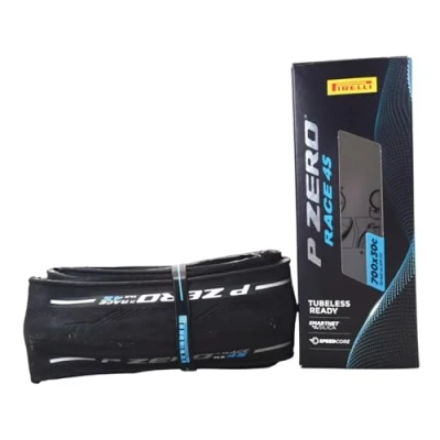 Image of Pirelli P Zero Race 4S Folding Road Bike Tyre, Tubeless Ready TLR, 700 x 30c, Black