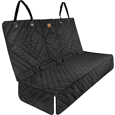 Image of ipuppy ISOFIX Dog Car Seat Cover Protector Back with Armrest Opening Waterproof Heavy Duty Scratch Proof &amp; NonSlip Universal for Dogs (45x133 cm)