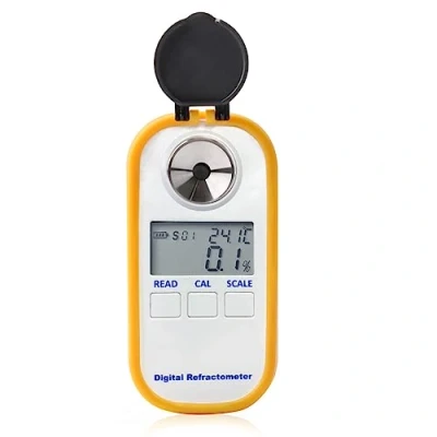 Image of Jenbnoau Measurement Instrument DR301 Portable Digital Honey Refractometer 4 in 1 Brix/Water/Be&#039;/Refractive Tester