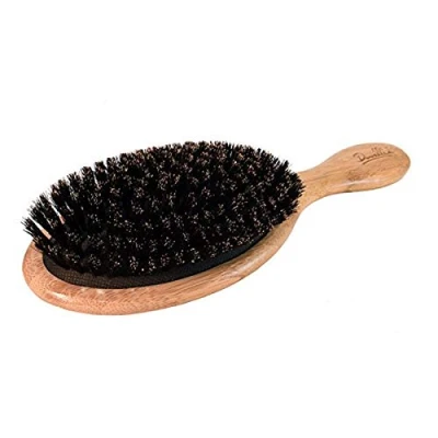 Image of Flair Brush Full Boar Bristle Soft Hair Bamboo Handle
