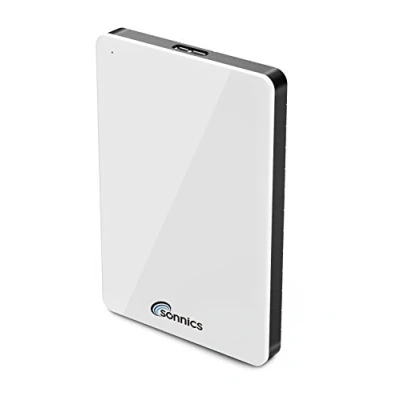 Image of Sonnics 500GB White External Portable Hard drive USB 3.0 Compatible with Windows PC, Mac, Smart tv, XBOX ONE &amp; PS4