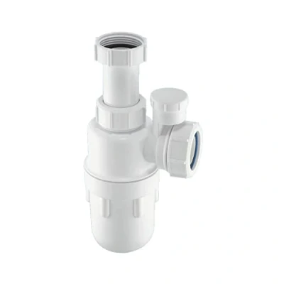 Image of McAlpine A10AV Anti Syphon Adjustable Inlet Bottle Trap, White