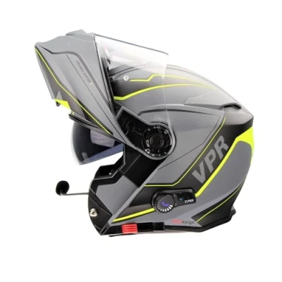 Image of ViPER RSV171 Blinc Bluetooth Burgundy Modular Motorcycle Racing Touring Flip up Cruising ECE ACU Approved Bike Wear
