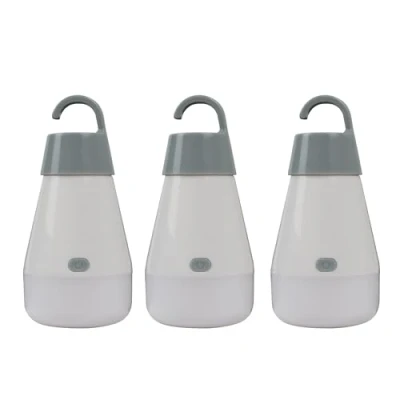 Image of Leisurewize Pack of 3, Colour Changing LED Camping Glow Orbs Light Set, 4 Lighting Modes, Hanging Outdoor Lights, Powered by 3 AAA, Ideal for Camping, Tents, Garden, Patio, Bright White LW723