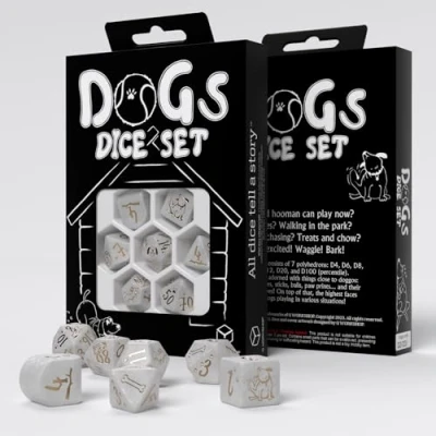 Image of Q Workshop Dogs Dice Set Charlie Game