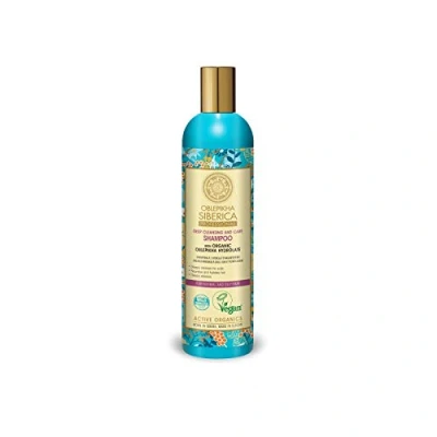 Image of Natura Siberica Professional Oblepikha Deep Cleansing and Care Shampoo for Normal Oily Hair