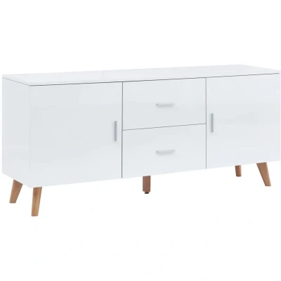 Image of vidaXL Sideboard White 160x40x70 cm MDF