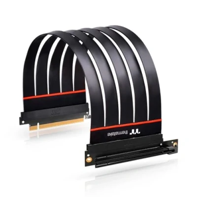 Image of Thermaltake PCI Express Extender 90/Black/PCI E 4.0 16X/300mm