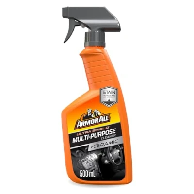 Image of Armor All Ultra Shield + Ceramic Multi Purpose Interior Car Cleaner 500ml, Formula and Stain Repelling Technology, Keeps your Car&#039;s Surfaces Clean for Longer, Ideal Detailing