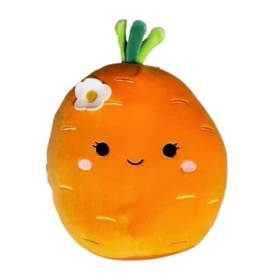 Image of Squishmallows 8&quot;&quot; Easter Caroleena The Carrot, Medium, Orange