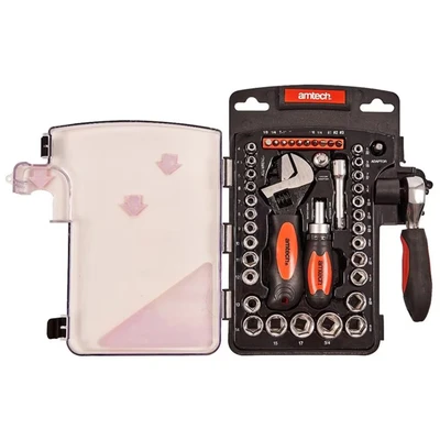 Image of Amtech I1100 45 Piece Stubby Tool Set