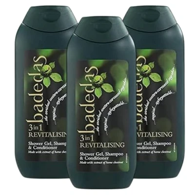 Image of Badedas 3 in 1 Revitalising Shower Gel, Shampoo &amp; Conditioner 200ml Multipack Pick a Bundle of or 6 Packs