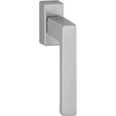 Image of HOPPE 3937157 Toulon Window Handle, VK 7 x 32 42 mm, Effect, Simil Stainless Steel, Aluminium Edelstahl Effekt Raster: 90