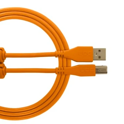 Image of UDG U95001OR Cable USB 2.0 (A B) High speed Audio Optimized A Male to B cable, Orange, 1 Metre. Compatible with any Device