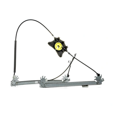 Image of 4F0837461D Window regulator VALEO 851072 Left Front electric without motor with comfort function AUDI: A6 C6 Avant, Saloon