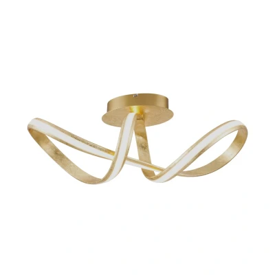 Image of Paul Neuhaus Melinda LED ceiling lamp gold dim