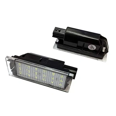 Image of Rui Xin Trade 2Pcs License Plate Light Car LED Number Lamp For Re nault Vel Satis Twingo II Clio III IV Espace Laguna Phase Master Megane