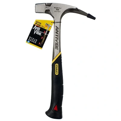 Image of Stanley 1 51 937 &quot;Antivibe&quot; Roofing Hammer, Black/Silver, 600 g