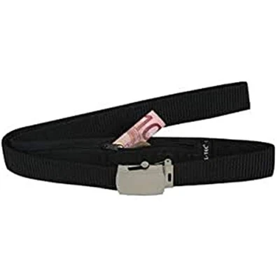 Image of Mil Tec Unisex Adult Money Belt 15815002 Belt, Black, 30 mm