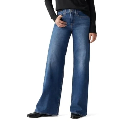 Image of Levi&#039;s Women&#039;s 318 Shaping Wide Leg Jeans, Clever Girl, 26W x 30L