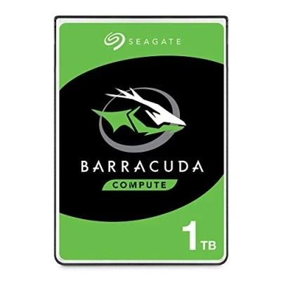 Image of Seagate BarraCuda, 1TB, Internal Hard Drive, 2.5 Inch , SATA, 6GB/s, 5,400 RPM, 128MB Cache for PC Laptop, FFP (ST1000LMZ48)