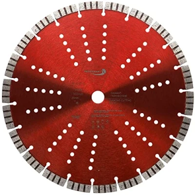 Image of PRODIAMANT Premium Diamond Cutting Disc Concrete 300 mm 12 inch x 20 300mm Segment Height 12mm