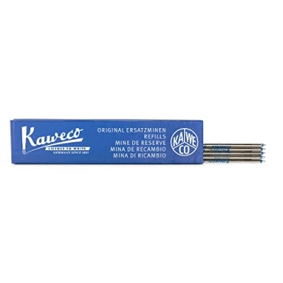 Image of Kaweco D1 Ballpoint Pen Refill Blue 0.8 5 Pieces